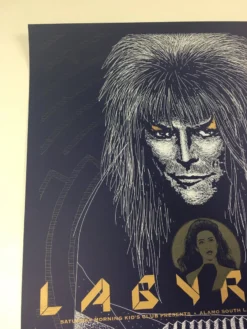 Gig Posters Labyrinth - 2008 Todd Slater Poster Austin, TX Alamo South Lamar