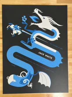 Gig Posters Jack White - 2012 Tom Whalen Poster Jackson, TN