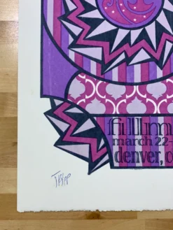 Yonder Mountain String Band - 2007 Tripp Poster Denver, CO The Fillmore Colorado