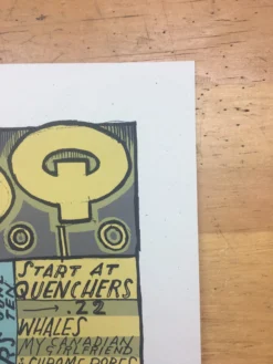 PRF BBQ Rocketfest - 2010 Jay Ryan Poster Chicago, IL T.h.ink Art Gallery