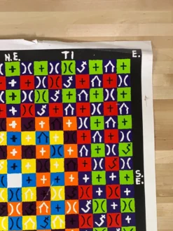 Alfred Jensen - 1973 Art Print Poster Original Vintage Art Prints