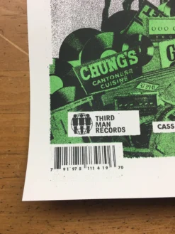 Jack White - 2019 The Silent Giants Poster Detroit, MI Third Man Records Gig Posters