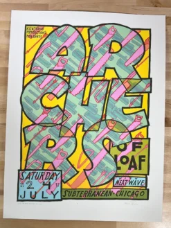 Archers Of Loaf - 2021 Jay Ryan Poster Chicago, IL