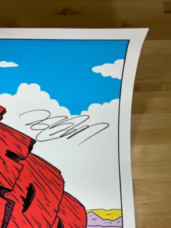 Colorado Zedd On The Rocks - 2019 Luke McGarry Poster Red Rocks, Morrison, CO