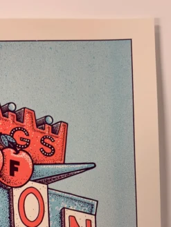 Kings Of Leon - 2017 Tyler Skaggs Poster Cincinnati, OH Riverbend