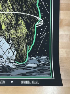 Gig Posters Metallica - 2022 Chris Alliston Poster Curitiba, Brazil