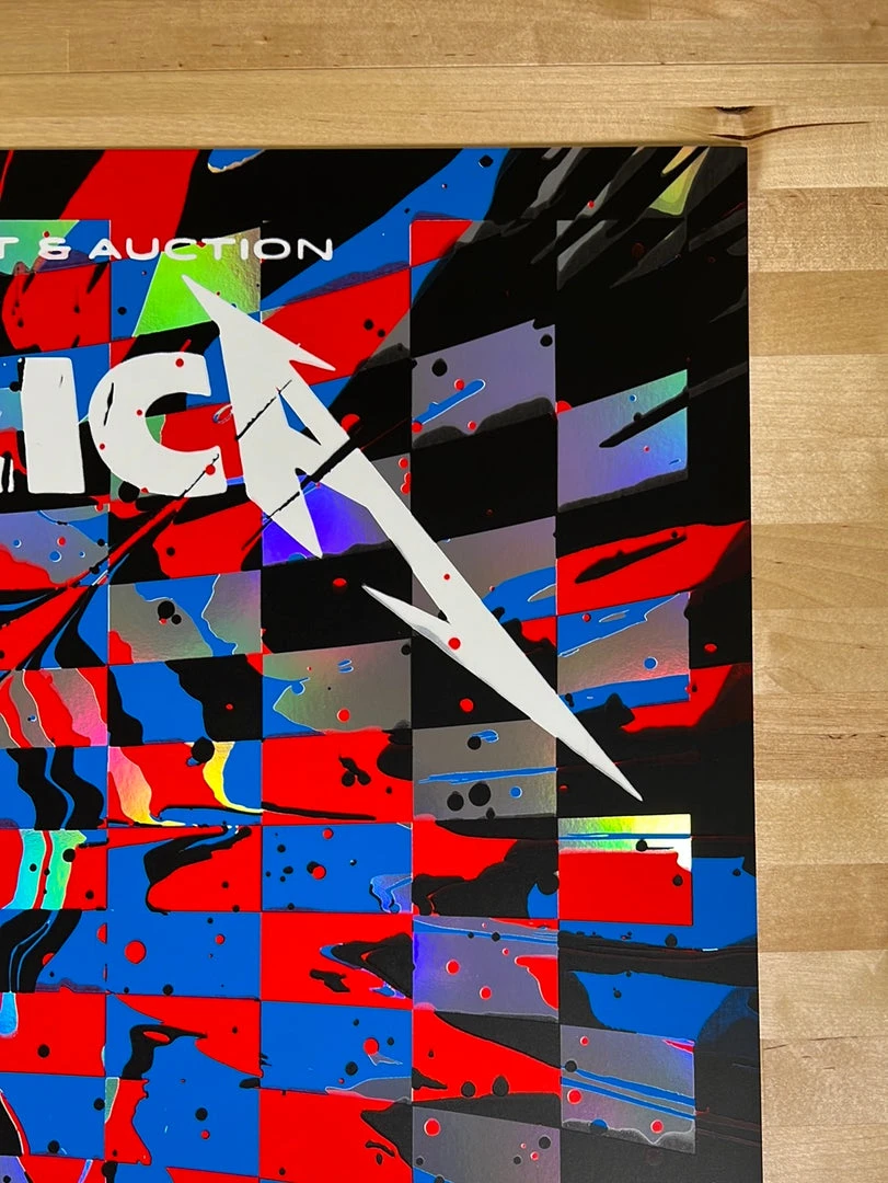 Metallica - 2020 Kii Arens Poster All Within My Hands Live FOIL Foil Posters