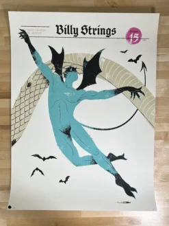 Colorado Billy Strings - 2021 Delicious Design League Poster Denver, CO 10/15 AP