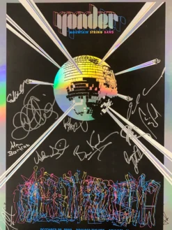 Colorado Yonder Mountain String Band - 2009 Art-i-fact Poster, CO FOIL Fillmore