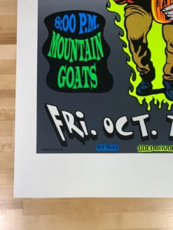 TAZ Gig Posters Sebadoh - 1994 T.A.Z. Poster Los Angeles, CA Roxy Theatre 1st Ed