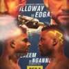 Sold Out Posters UFC 218 - 2017 Poster Holloway Vs Edgar, Overeem Vs Ngannou