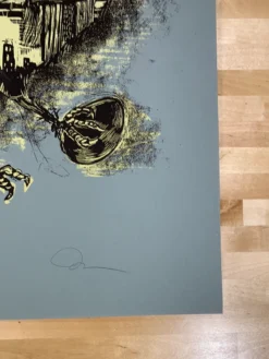 Urban Corvus - 2009 Dan Grzeca Poster Art Print Charcoal Grey