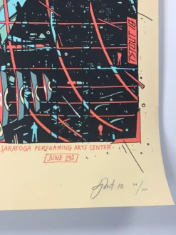 Imagine Dragons - 2018 Tyler Stout Poster Saratoga, Hartford, Syracuse