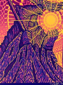 Widespread Panic - 2019 Brad Klausen Poster Red Rocks Morrison, CO S/N