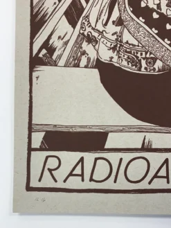 Radioactivity - 2015 Fugscreens Studios Poster Variant Chicago, IL Empty Bottle