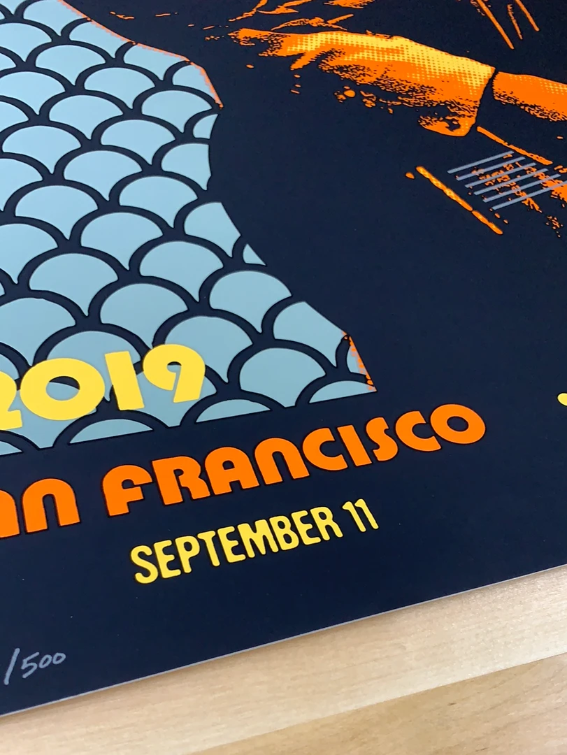 Eric Clapton - 2019 Scrojo Poster USA Tour Vegas, Phoenix, San Fran Gig Posters