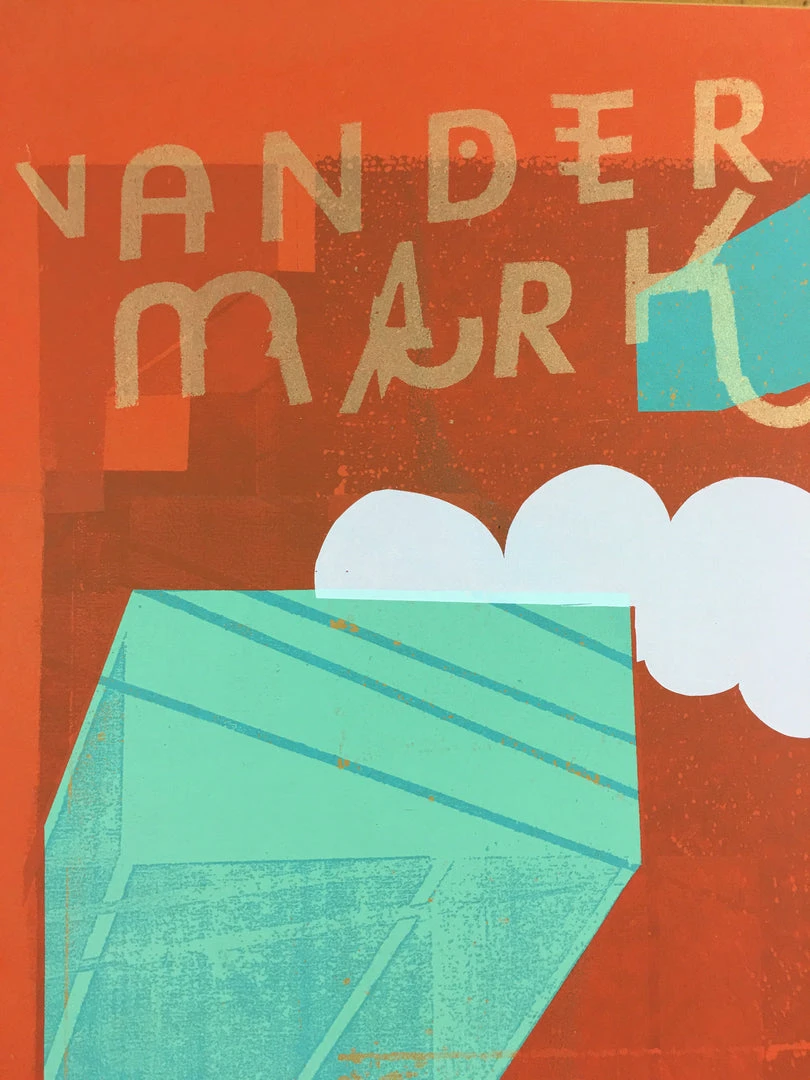 Vandermark 5 / Atomic - 2004 Nick Butcher Poster Chicago, IL The Green Mill