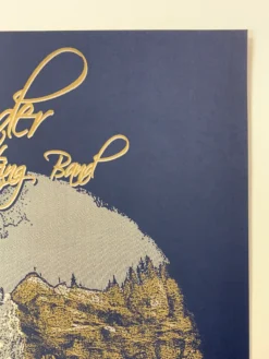 Colorado Yonder Mountain String Band - 2010 Brian Langeliers Poster Telluride, CO