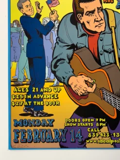 Gig Posters Steve Earle - 2005 Spain Rodriguez Poster Santa Cruz, CA