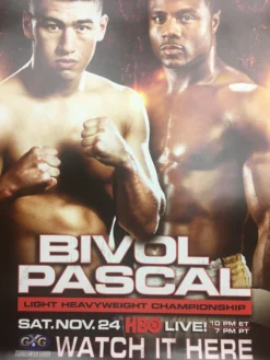 Sold Out Posters Boxing - 2018 Poster Bivol Vs Pascal