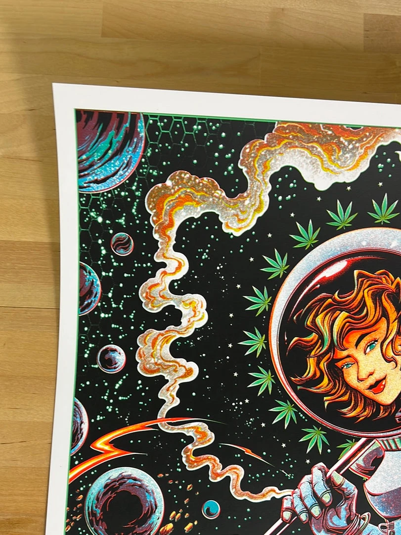 311 - 1996 Miles Tsang Poster Red Rocks Morrison, CO GREEN