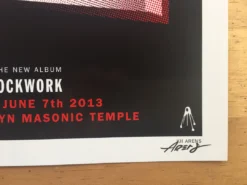 Queens Of The Stone Age - 2013 Kii Arens Poster Brooklyn New York QOTSA