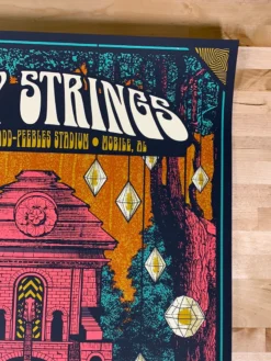 Billy Strings - 2021 Status Serigraph Poster Mobile, AL 4/9