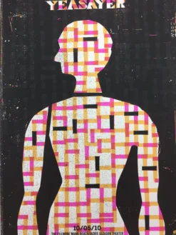 Yeasayer - 2010 Methane Studios Poster Miami, FL Jackie Gleason Theater