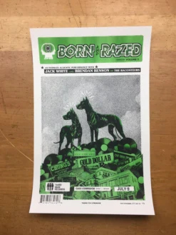 Jack White - 2019 The Silent Giants Poster Detroit, MI Third Man Records Gig Posters