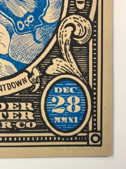 Yonder Mountain String Band - 2011 Johnny Sampson Poster Boulder, CO N2 Colorado