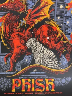 Phish - 2021 Ken Taylor Poster Sacramento, CA Fall Tour Print