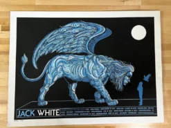 Jack White - 2012 Todd Slater Poster European Tour
