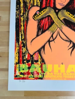 Colorado Nine Inch Nails - 2006 Lindsey Kuhn Poster Red Rocks Morrison, CO