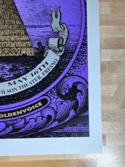 Gig Posters Anthrax - 1994 Matt Getz Poster Hollywood, Fresno, CA