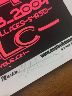 Bob Dylan - 2009 Mike Martin Poster Columbus, OH Lifestyle Communities Pav.