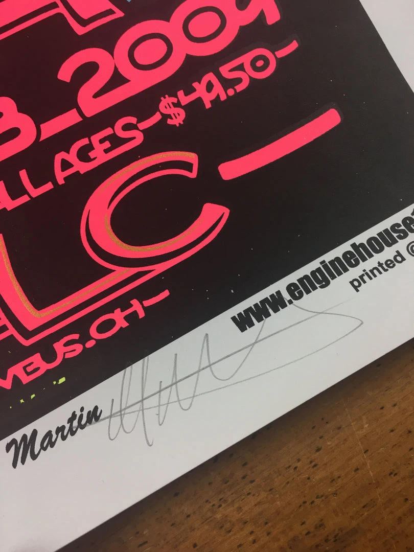 Bob Dylan - 2009 Mike Martin Poster Columbus, OH Lifestyle Communities Pav.