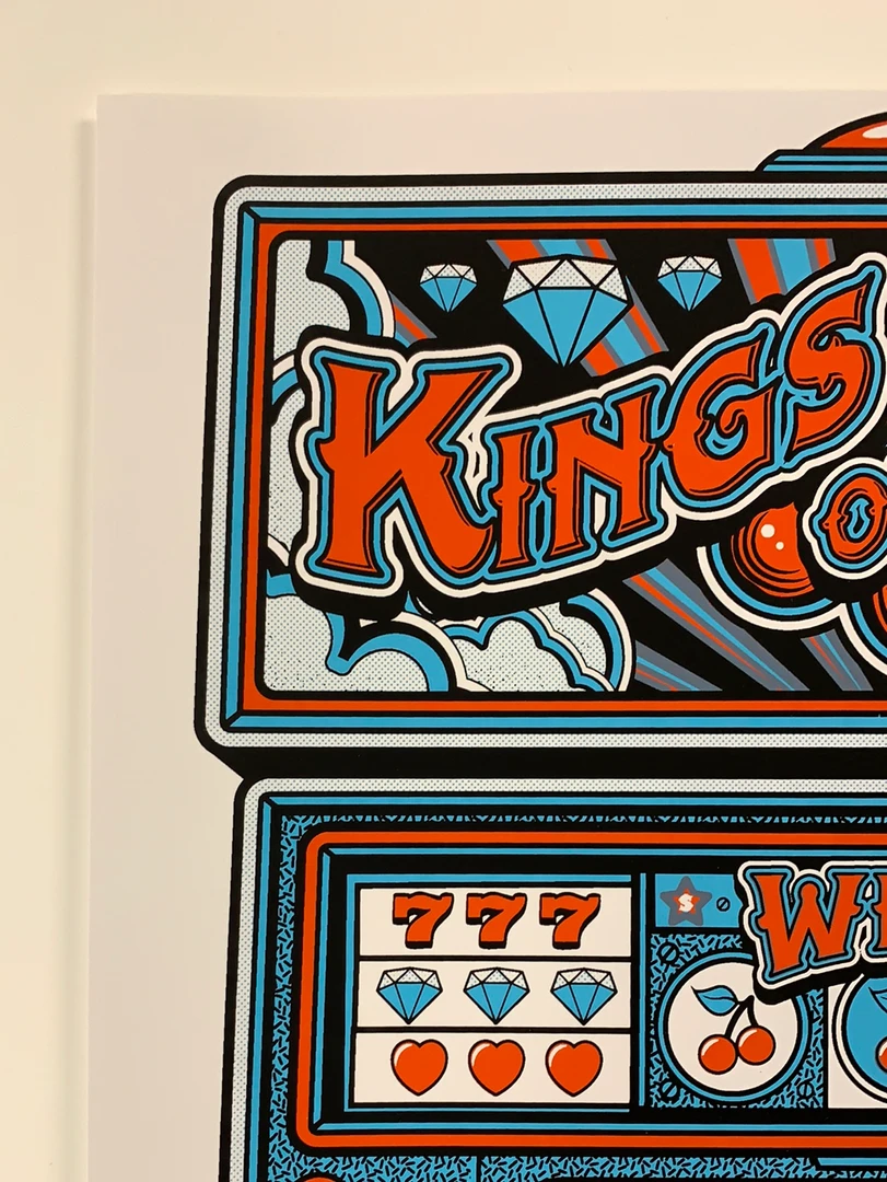 Kings Of Leon - 2017 Jesse Philips Poster Uncasville, CT Mohegan Sun Arena
