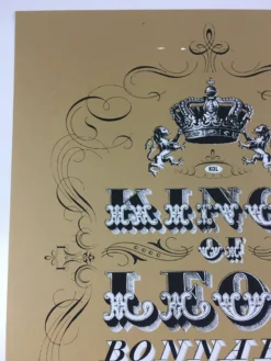 Sold Out Posters Kings Of Leon - 2010 Kilroe Ibanez Bonnaroo Poster Music Festival