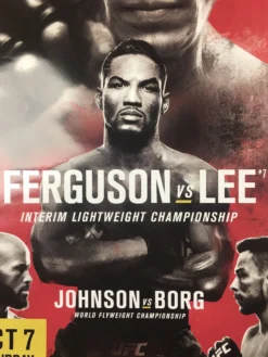 Sold Out Posters UFC 216 - 2017 Poster Ferguson Vs Lee, Johnson Vs Borg