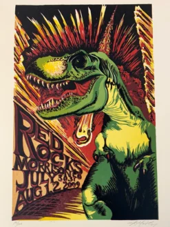 Phish - 2009 AJ Masthay Poster Red Rocks Morrison, CO Colorado