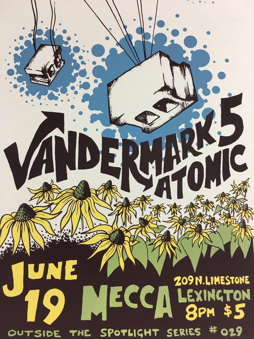 Vandermark 5 - 2004 Cricket Press Poster Lexington, KY Mecca Gig Posters
