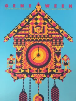 Gene Ween - 2011 Todd Slater Poster Austin, TX The Parish