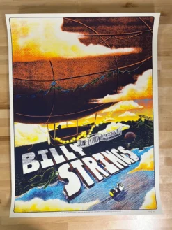 Railey Bace Prints Gig Posters Billy Strings - 2021 Bailey Race Poster Oshkosh, WI 6/19