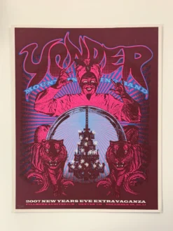 Yonder Mountain String Band - 2007 Table 2 Press Poster Denver, CO Fillmore