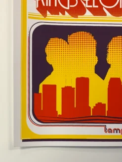 Gig Posters Kings Of Leon - 2017 Jason Malmberg Poster Tampa, FL Midflorida Credit