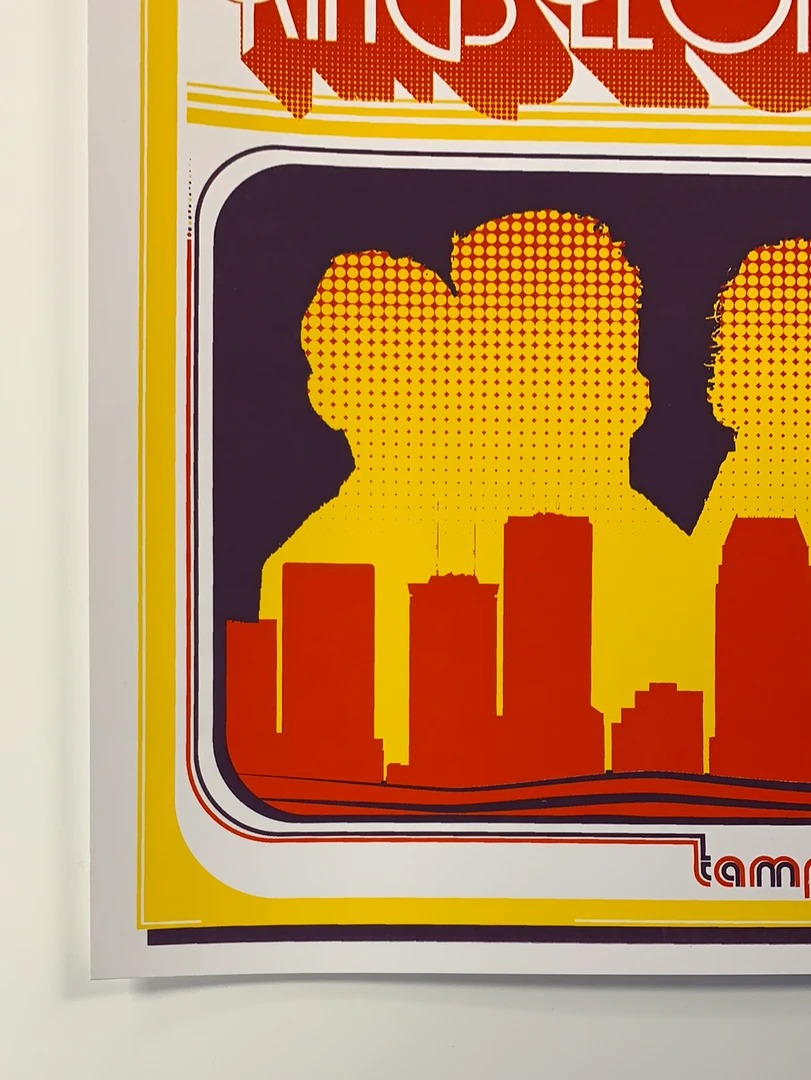 Gig Posters Kings Of Leon - 2017 Jason Malmberg Poster Tampa, FL Midflorida Credit