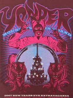 Yonder Mountain String Band - 2007 Table 2 Press Poster Denver, CO Fillmore