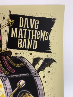 Dave Matthews Band - 2015 Methane Poster Des Moines, IA Wells Fargo Gig Posters