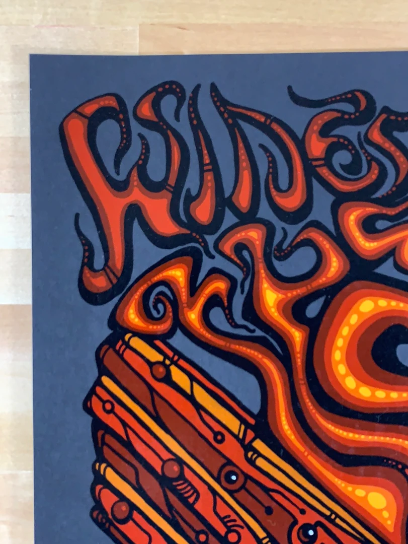 Widespread Panic - 2010 Jeff Wood Poster Red Rocks Morrison, CO Colorado