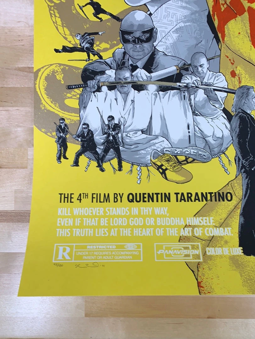 A Roaring Rampage Of Revenge! - 2021 Joshua Budich Poster Kill Bill Movie/TV Posters